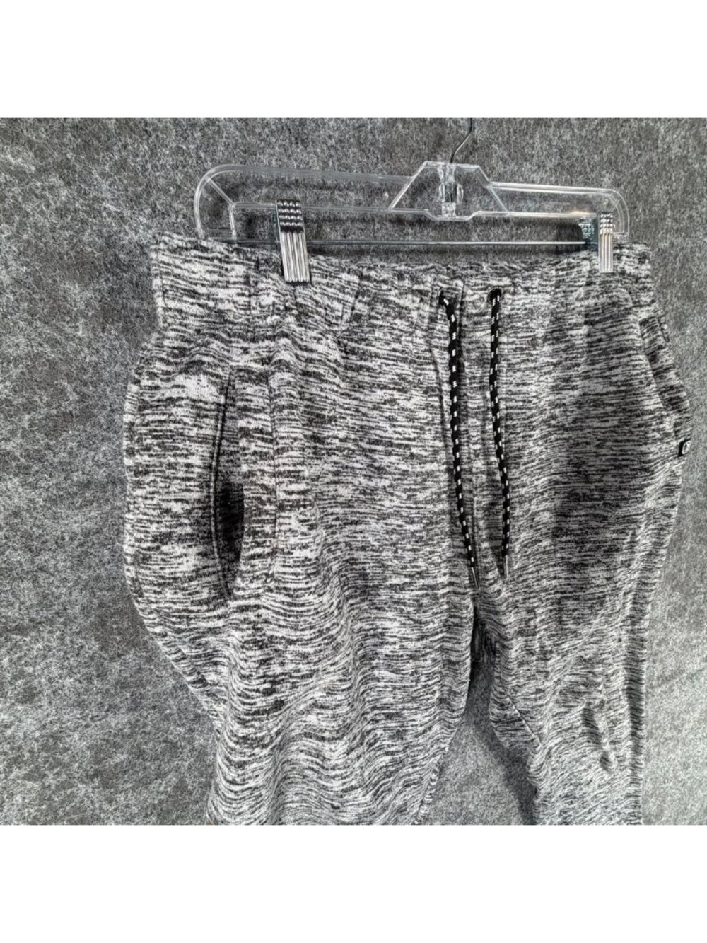 Ecko Unltd. Sweatpants Mens L Heather Gray Fleece Sports Activewear Tapered Leg - Picture 7 of 15